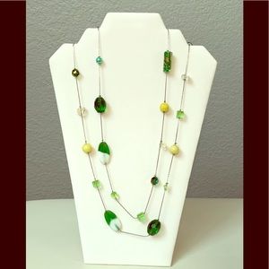 Necklace with matching earrings